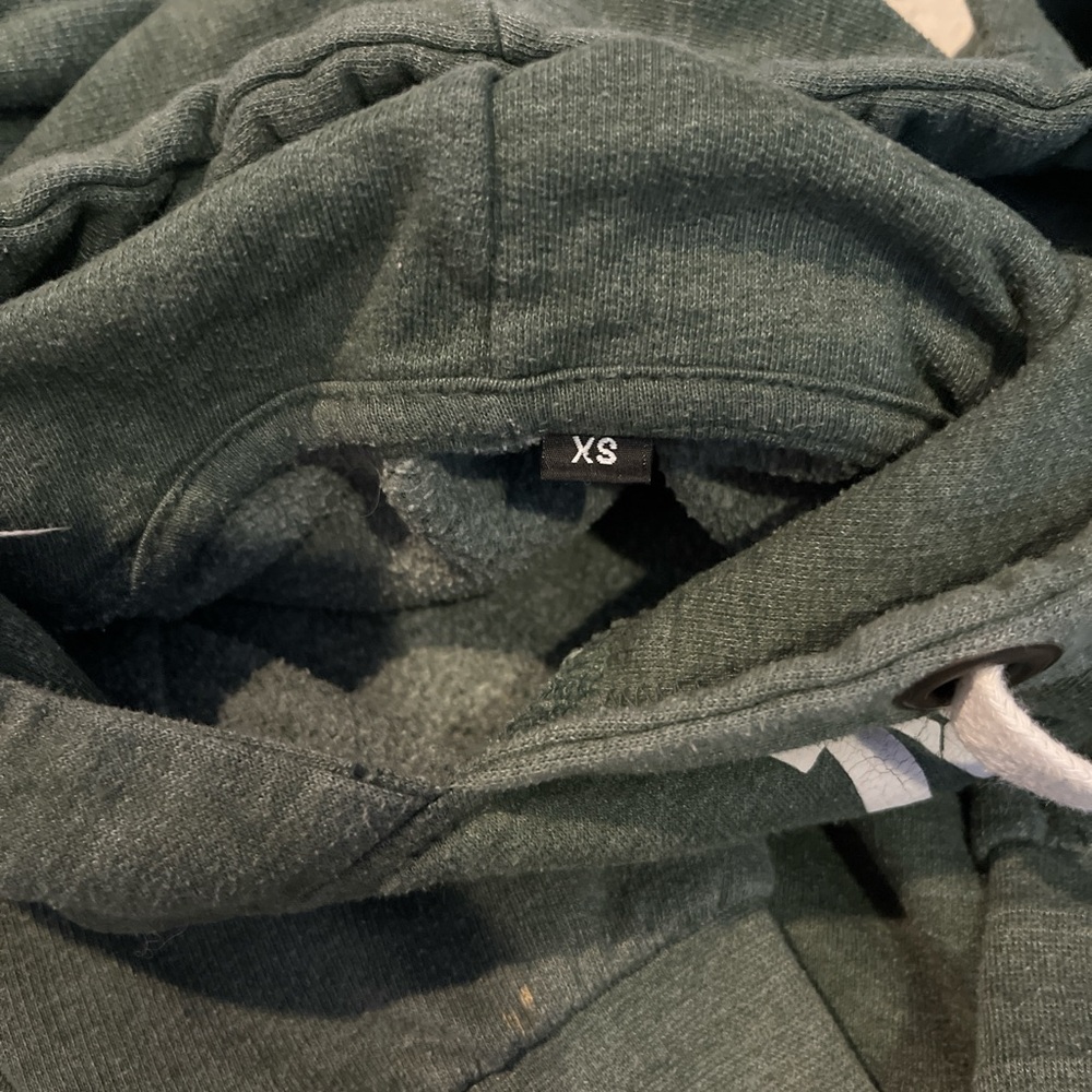 XS Forest Green Ireland fleece hoodie - Picture 2 of 2